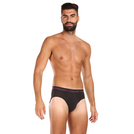 3PACK Fekete Calvin Klein férfi slip alsónadrág (U2661G-H50)