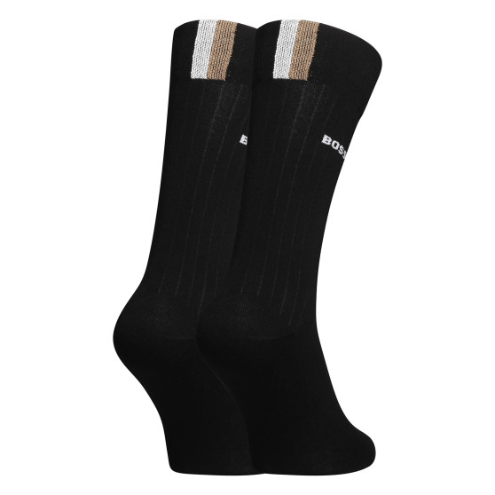 3PACK fekete hosszú BOSS zokni (50491198 001)