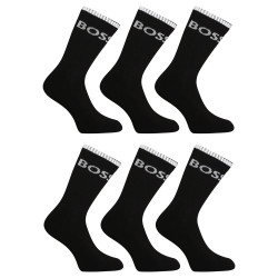6PACK fekete hosszú Hugo Boss zokni (50510168 001)