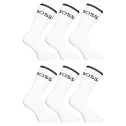 6PACK fehér Hugo Boss hosszú zokni (50510168 100)