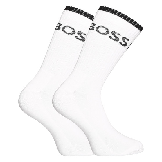 6PACK fehér BOSS hosszú zokni (50510168 100)