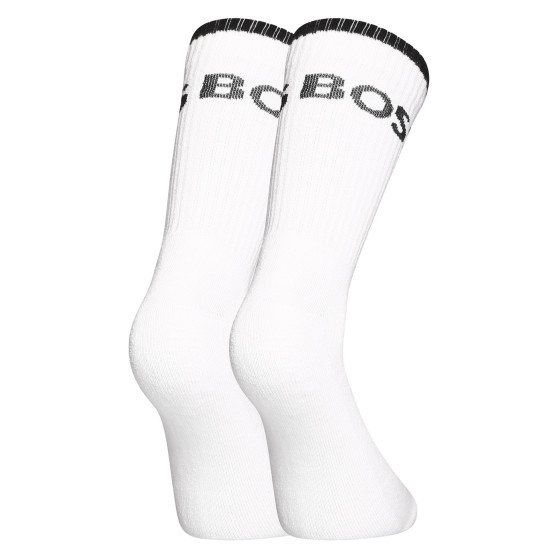 6PACK fehér BOSS hosszú zokni (50510168 100)