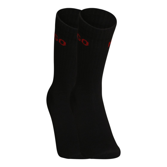 6PACK fekete hosszú HUGO zokni (50510187 001)