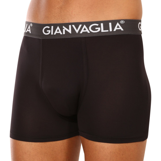 2PACK fekete Gianvaglia férfi boxeralsó (GVG-5007)