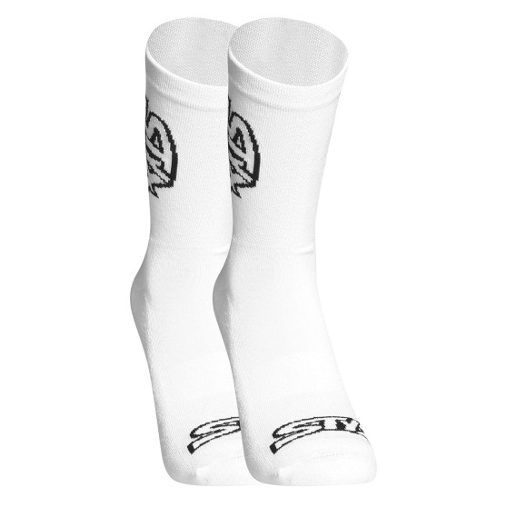 3PACK fehér Styx hosszú zokni (3HV1061)