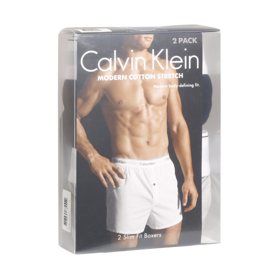 2PACK tarka Calvin Klein férfi klasszikus boxeralsó (NB1396A-BHY)