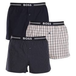 3PACK tarka BOSS férfi klasszikus boxeralsó (50480034 275)