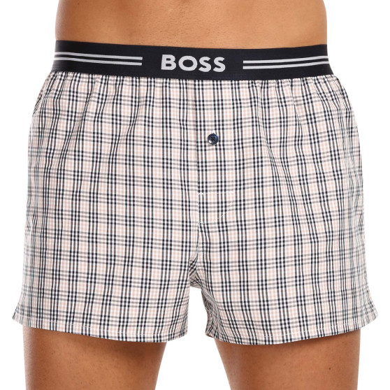 3PACK tarka BOSS férfi klasszikus boxeralsó (50480034 275)