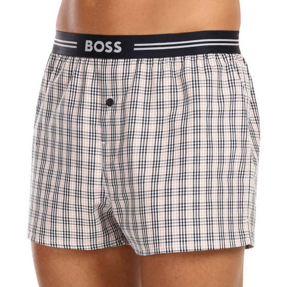 3PACK tarka BOSS férfi klasszikus boxeralsó (50480034 275)