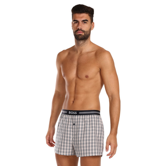 3PACK tarka BOSS férfi klasszikus boxeralsó (50480034 275)