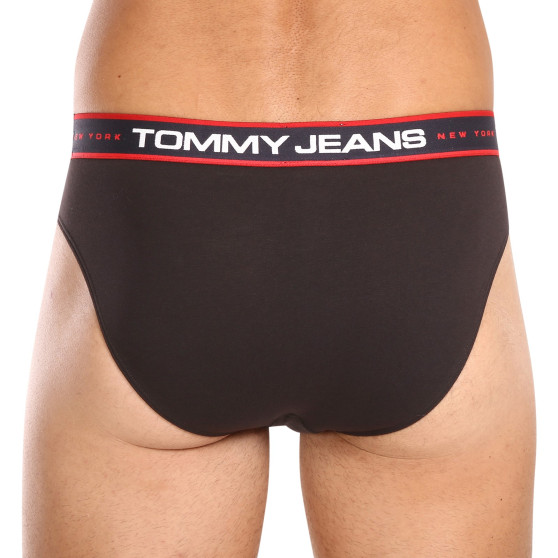3PACK Fekete Tommy Hilfiger férfi slip alsónadrág (UM0UM02970 0R7)
