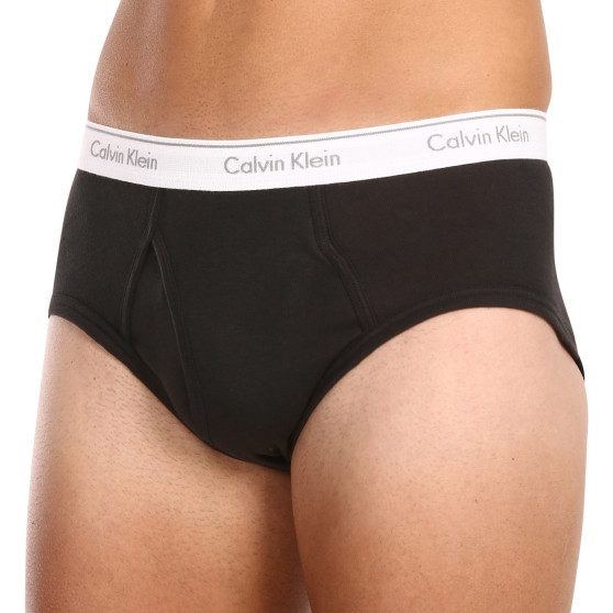 3PACK Fekete Calvin Klein férfi slip alsónadrág (NB1398A-001)