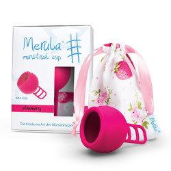 Menstruációs kehely Merula Cup Strawberry (MER001)