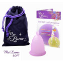 Menstruációs kehely Me Luna Soft L golyóval rózsaszínű (MELU003)