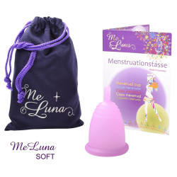 Menstruációs kehely Me Luna Soft M szárral rózsaszínű (MELU019)