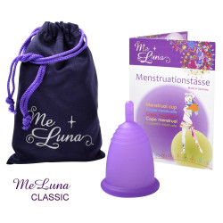 Menstruációs kehely Me Luna Klasszikus L lila szárral (MELU041)