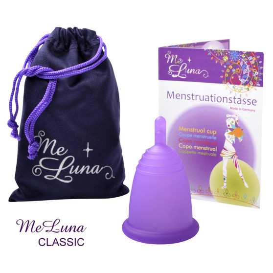 Menstruációs kehely Me Luna Klasszikus XL lila szárral (MELU042)