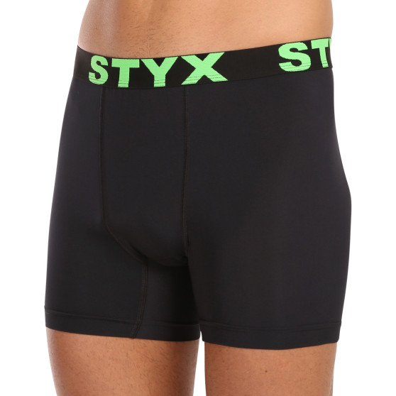 Styx Fekete  funkcionális férfi boxeralsó (W962)