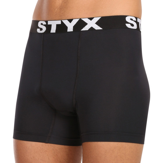 Styx Fekete  funkcionális férfi boxeralsó (W960)