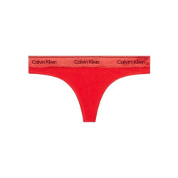 Női tanga Calvin Klein túlméretezett piros (QF7450E-XAT)