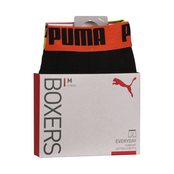 2PACK fekete Puma férfi boxeralsó (521015001 060)