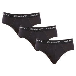 3PACK Fekete Gant férfi slip alsónadrág (900013001-005)