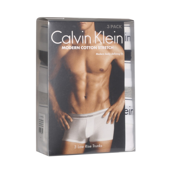 3PACK fekete Calvin Klein férfi boxeralsó (NB1085A-MP1)