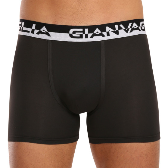 5PACK fekete Gianvaglia férfi boxeralsó (GVG-5008)