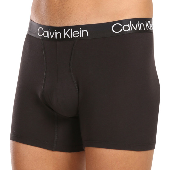 3PACK fekete Calvin Klein férfi boxeralsó (NB2971A-7VI)