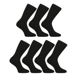 7PACK fekete hosszú Nedeto zokni (7NDTP1001)