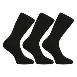 3PACK fekete hosszú Nedeto zokni (3NDTP1001)