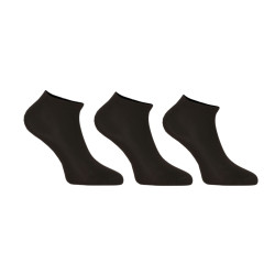 3PACK Fekete rövid Nedeto zokni (3NDTPN1001)