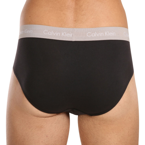 3PACK Fekete Calvin Klein férfi slip alsónadrág (U2661G-H54)