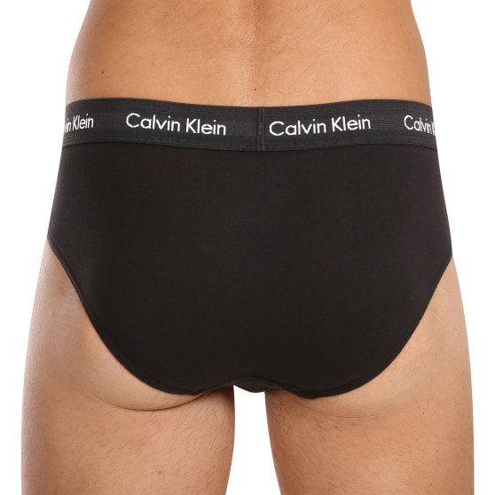 3PACK Fekete Calvin Klein férfi slip alsónadrág (U2661G-H54)