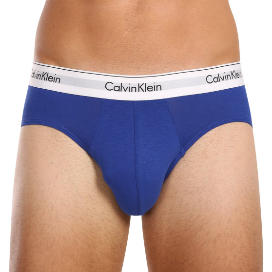 3PACK Férfi slip alsónadrág Calvin Klein tarka (NB2379A-GW4)