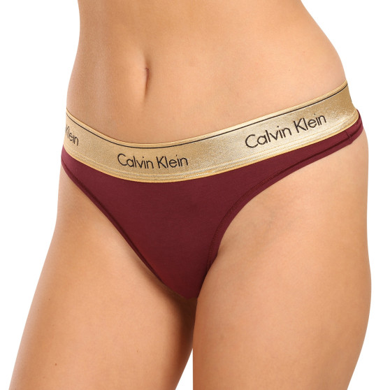 Calvin Klein Piros  női tanga (QF7449E-GEX)