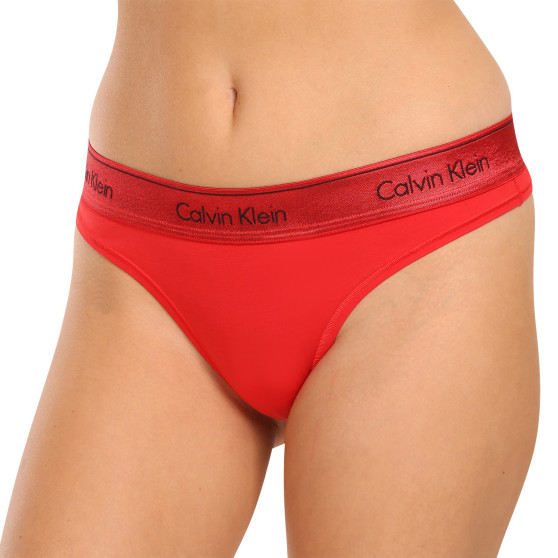 Calvin Klein Piros  női tanga (QF7449E-XAT)