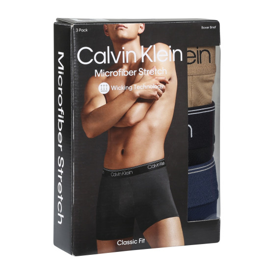 3PACK tarka Calvin Klein férfi boxeralsó (NB2570A-KM1)