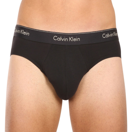 3PACK Férfi slip alsónadrág Calvin Klein tarka (NB3871A-KHZ)