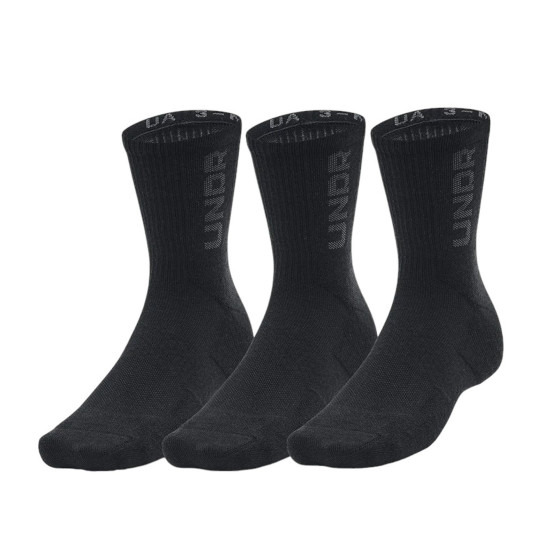 3PACK fekete Under Armour zokni (1373084 001)