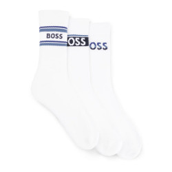 3PACK fehér Hugo Boss zokni (50502027 100)