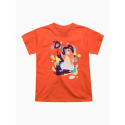 Vidám gyerek póló Dedoles Dancing Hamster narancssárga (D-K-AP-TSH-C-C-1674)