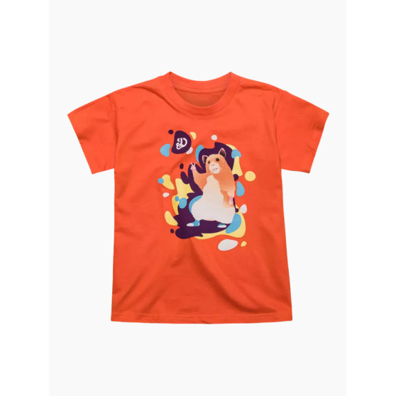 Vidám gyerek póló Dedoles Dancing Hamster narancssárga (D-K-AP-TSH-C-C-1674)