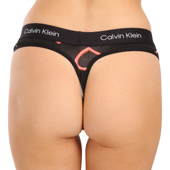 Fekete Calvin Klein női tanga (QF7479E-H1R)