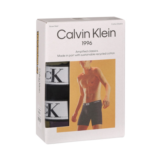 3PACK tarka Calvin Klein férfi boxeralsó (NB3529E-I14)