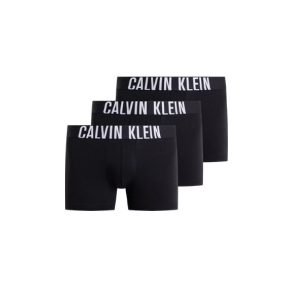 3PACK férfi boxeralsó Calvin Klein túlméretezett fekete (NB3839A-9H1)