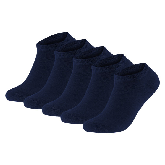 5PACK zokni Gianvaglia alacsony sötétkék (SK-503)