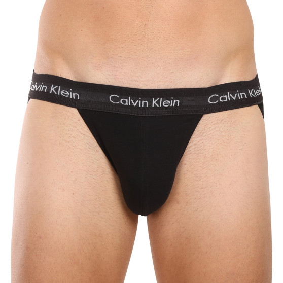 3PACK Fekete Calvin Klein férfi jocks (NB3363A-H4X)