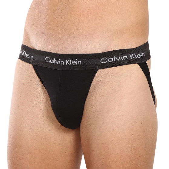 3PACK Fekete Calvin Klein férfi jocks (NB3363A-H4X)