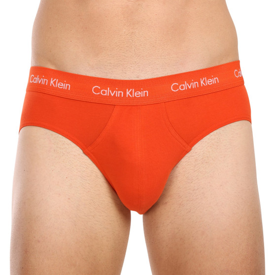 7PACK Férfi slip alsónadrág Calvin Klein tarka (NB3884A-N6S)